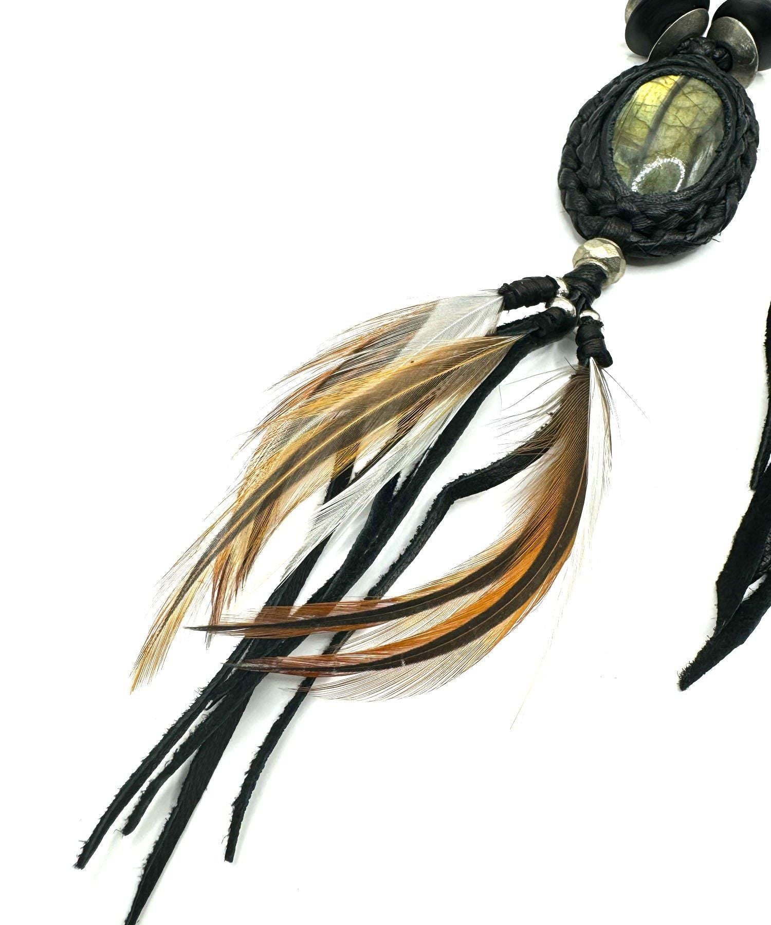 KMRii(ケムリ)TRAPNEST 復刻別注 Labradorite Necklace/ BS A