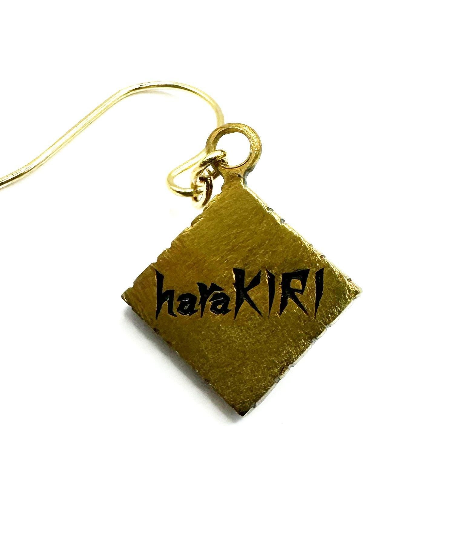 haraKIRI(ハラキリ)六芒星ピラミッドピアス青