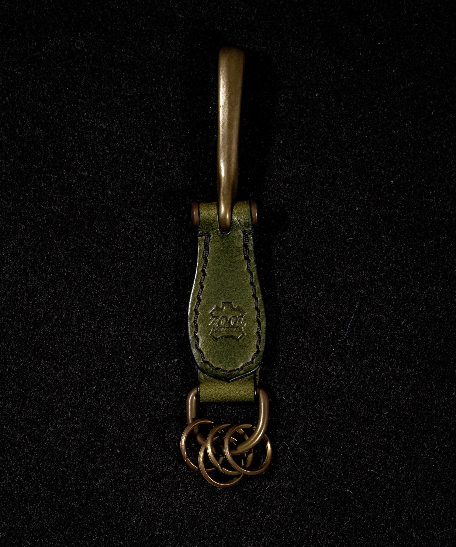 ZOOL LEATHER(ズールレザー)ZL standard Key Fob【BROWN】