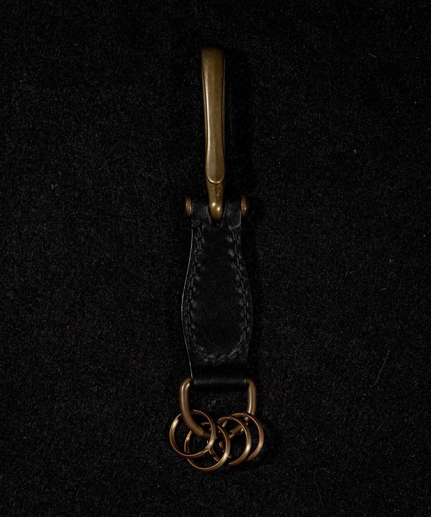 ZOOL LEATHER(ズールレザー)ZL standard Key Fob【BLACK】