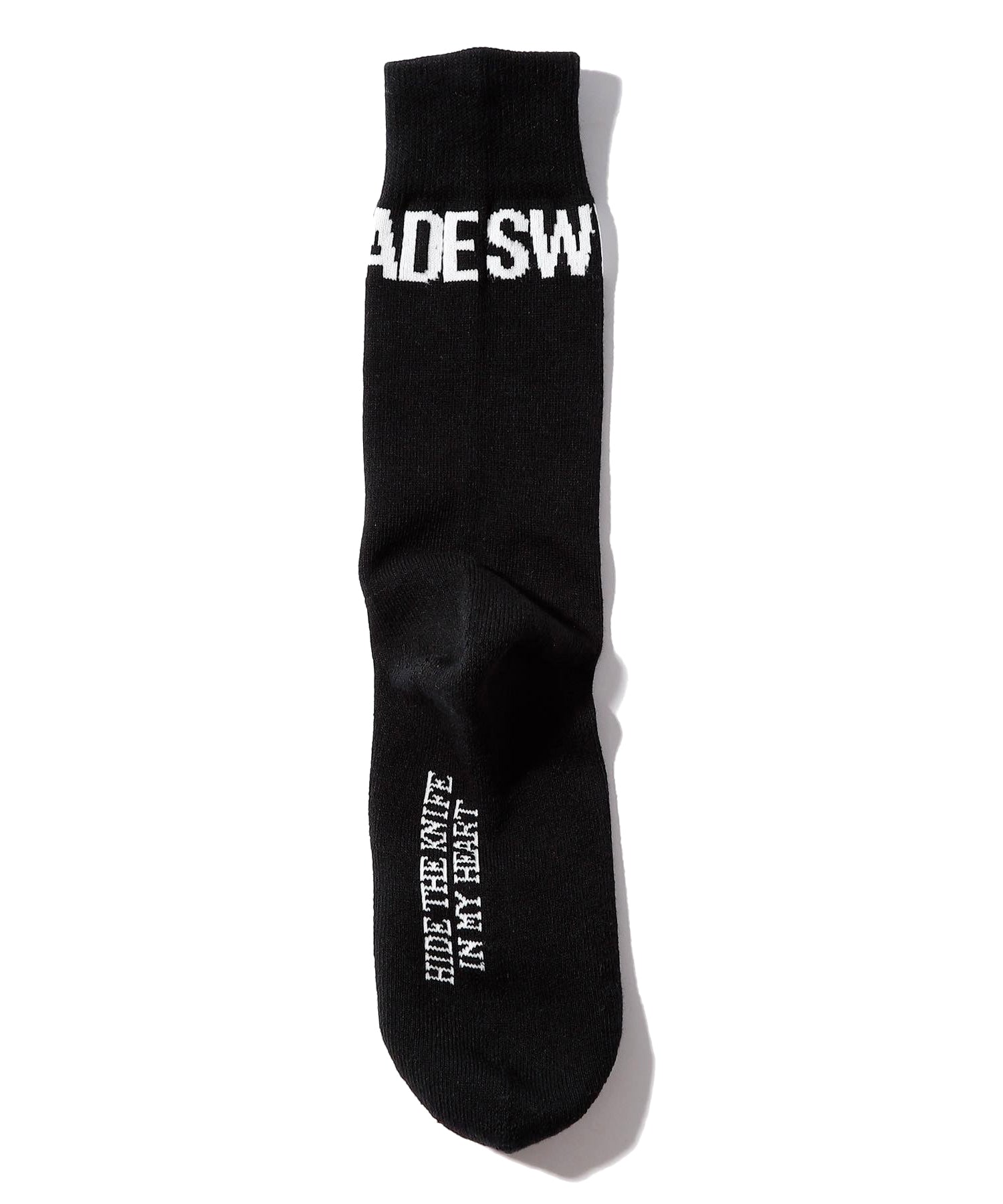 SWITCHBLADE (スイッチブレード) CLASSIC CREW SOCKS / BLACK