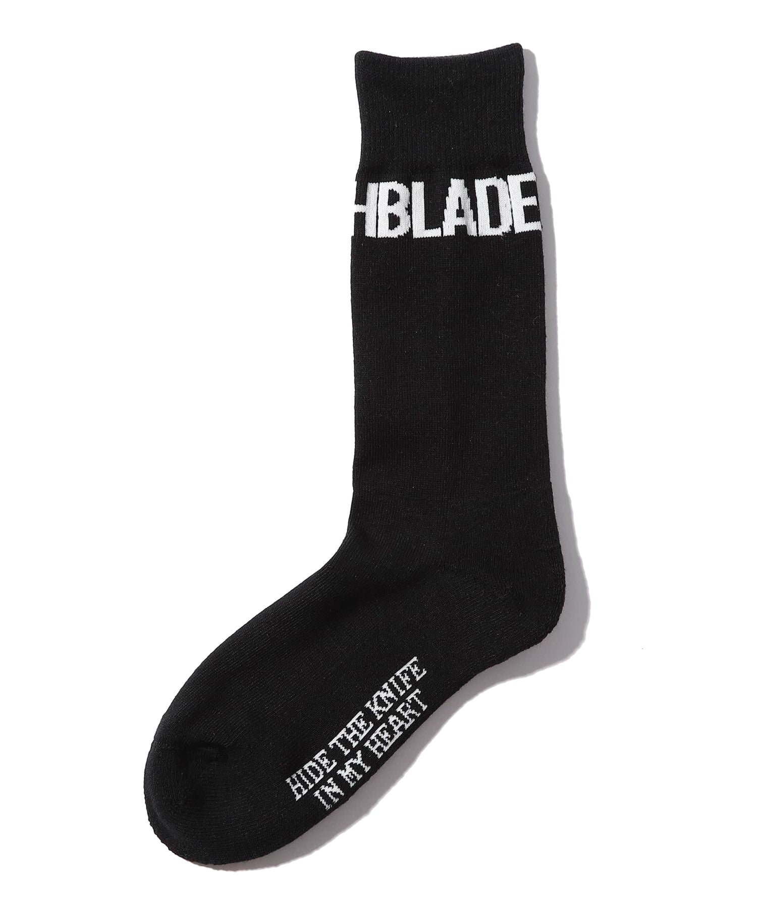 SWITCHBLADE (スイッチブレード) CLASSIC CREW SOCKS / BLACK