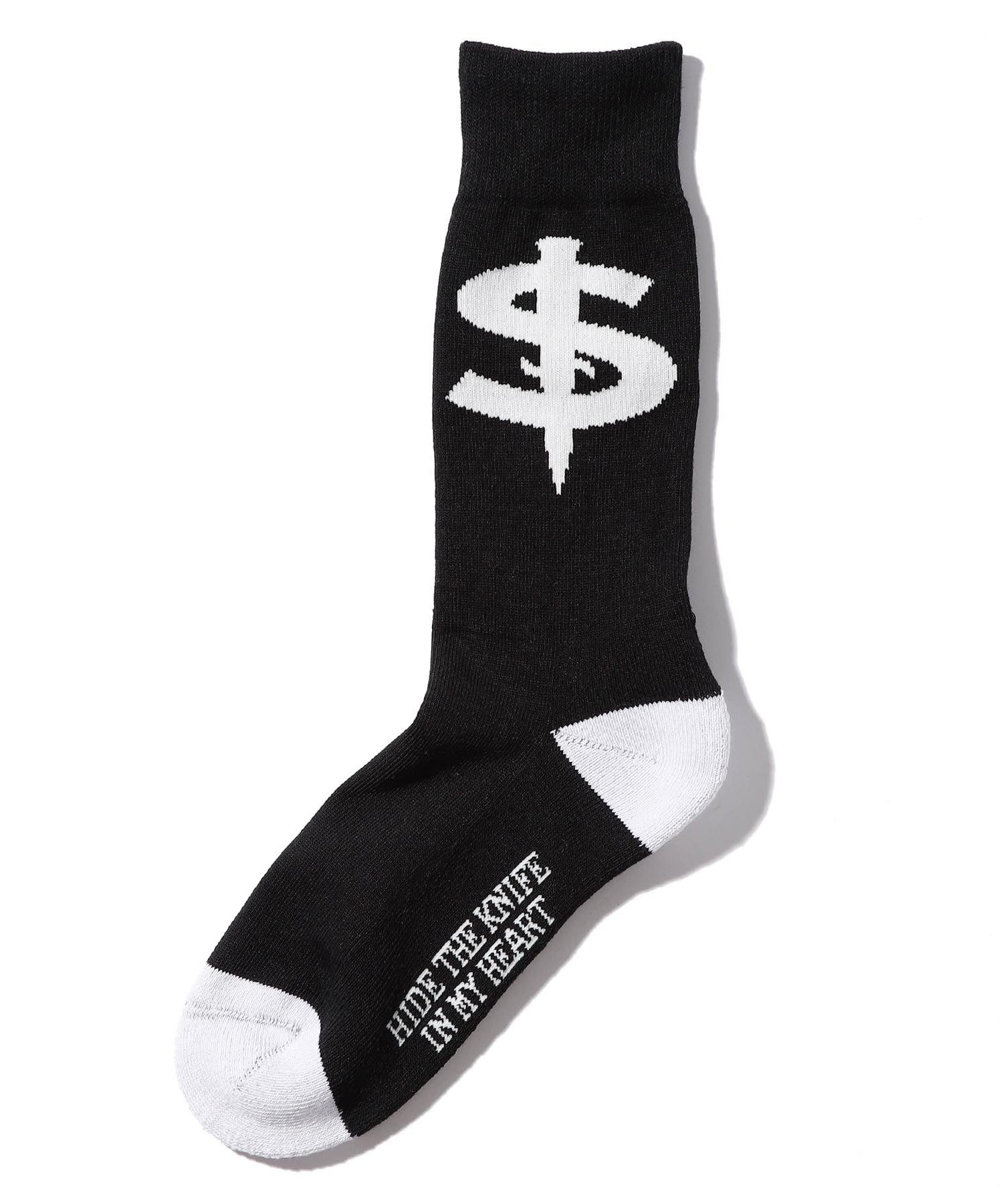 SWITCHBLADE (スイッチブレード) S×BLADE LOGO CREW SOCKS / BLACK