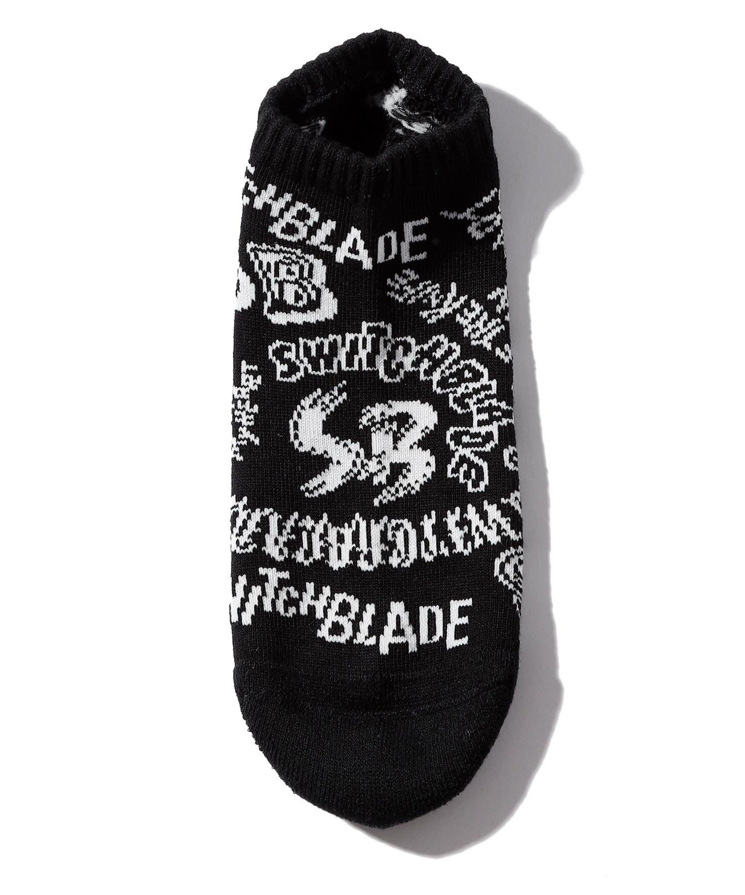 SWITCHBLADE (スイッチブレード) SB GRAFFITI ANKLE SOCKS / BLACK