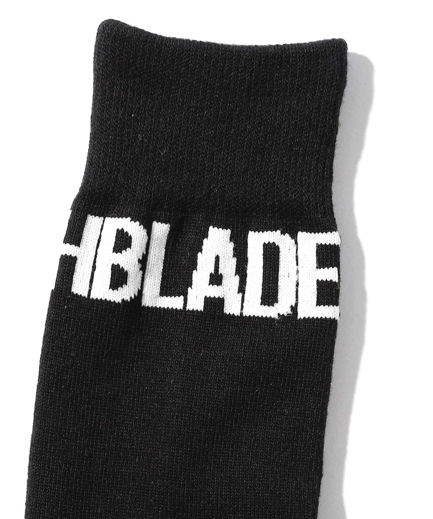 SWITCHBLADE (スイッチブレード) CLASSIC CREW SOCKS / BLACK
