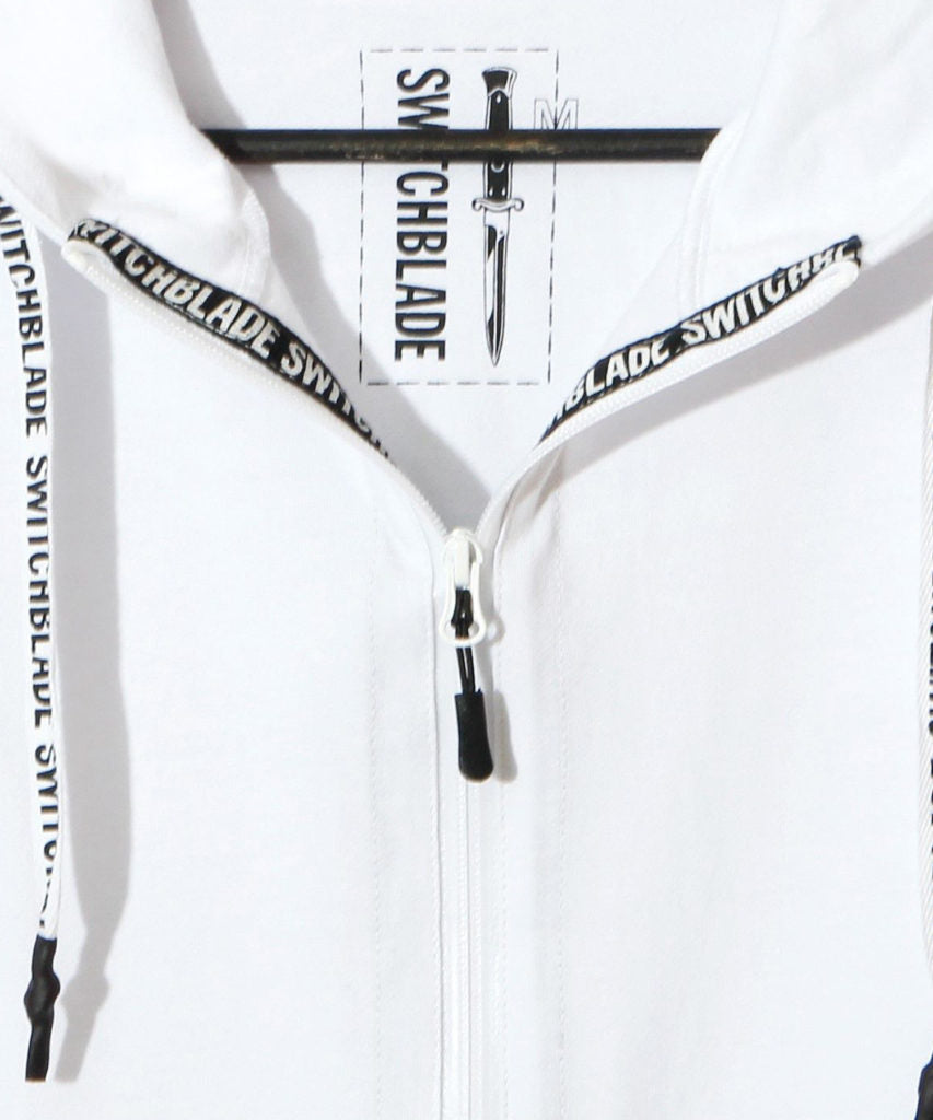 SWITCHBLADE (スイッチブレード) CREST AND NAMES REGULAR PARKA 【WHITE】