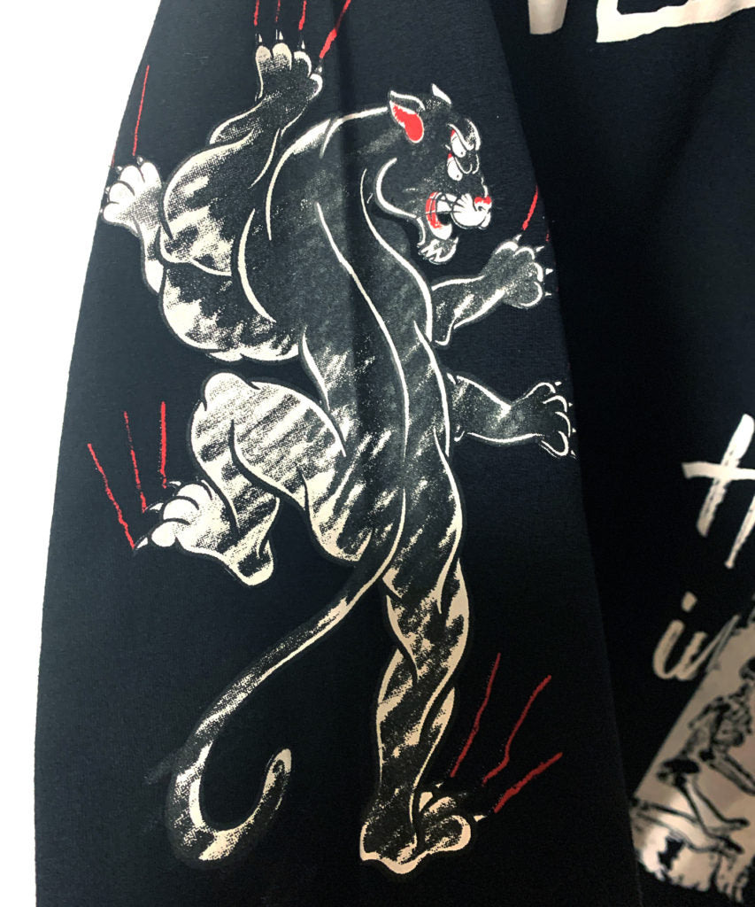 SWITCHBLADE (スイッチブレード)SPRAY GRAPHICS L/S TEE 【BLACK】