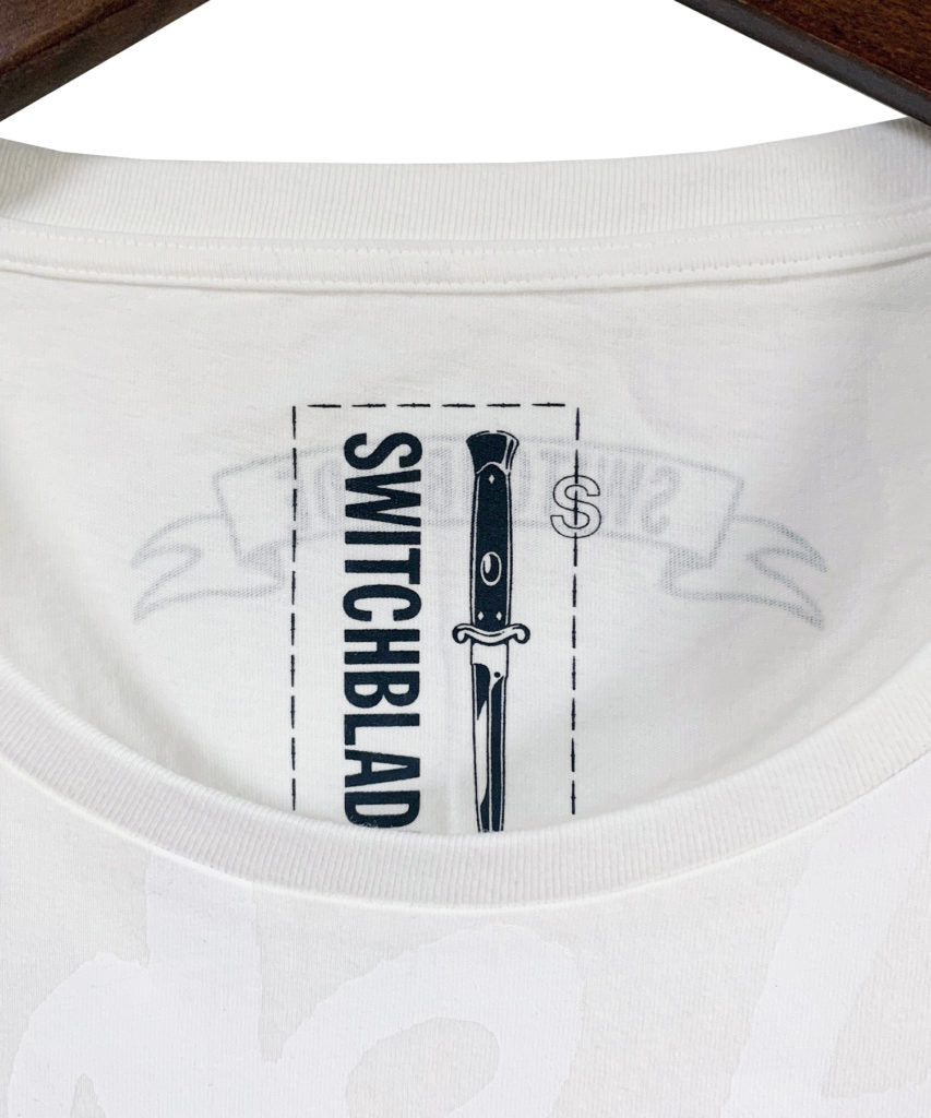 SWITCHBLADE (スイッチブレード) H.K.M.H TEE 【WHITE】