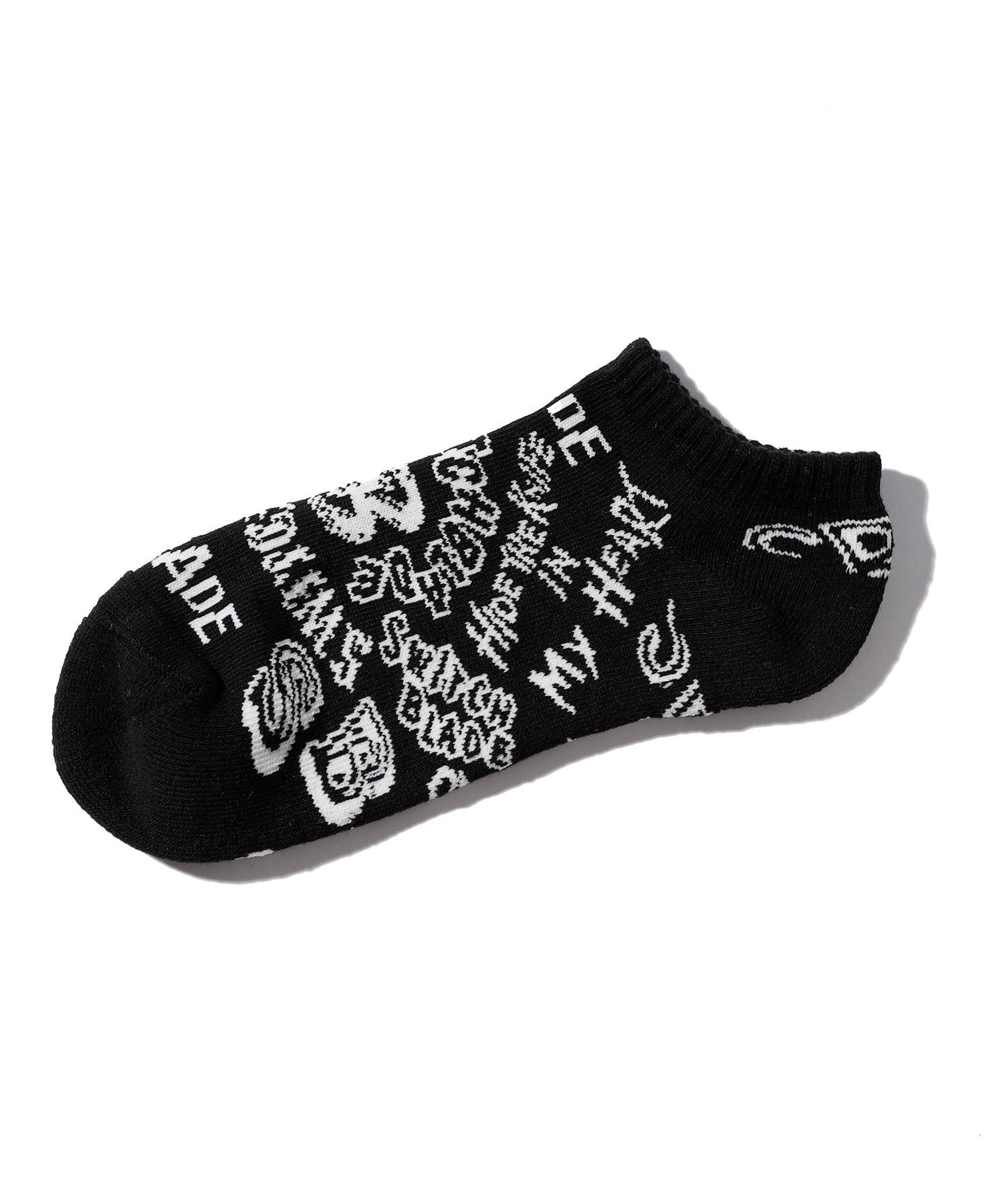 SWITCHBLADE (スイッチブレード) SB GRAFFITI ANKLE SOCKS / BLACK