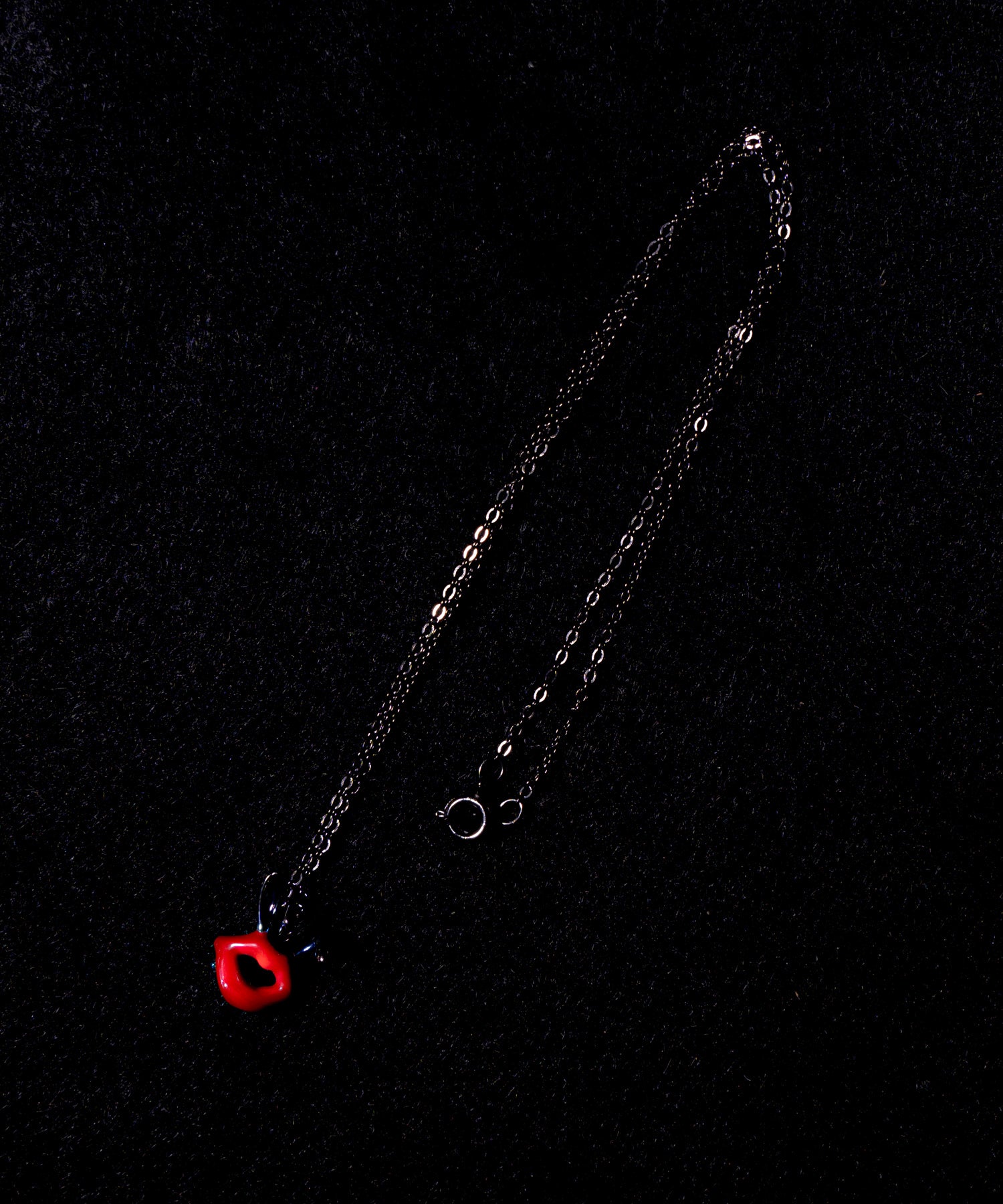 【受注生産】Lips & Tips(リップス&ティップス) ROUGE LIP BUNNY CHARM / BLACK