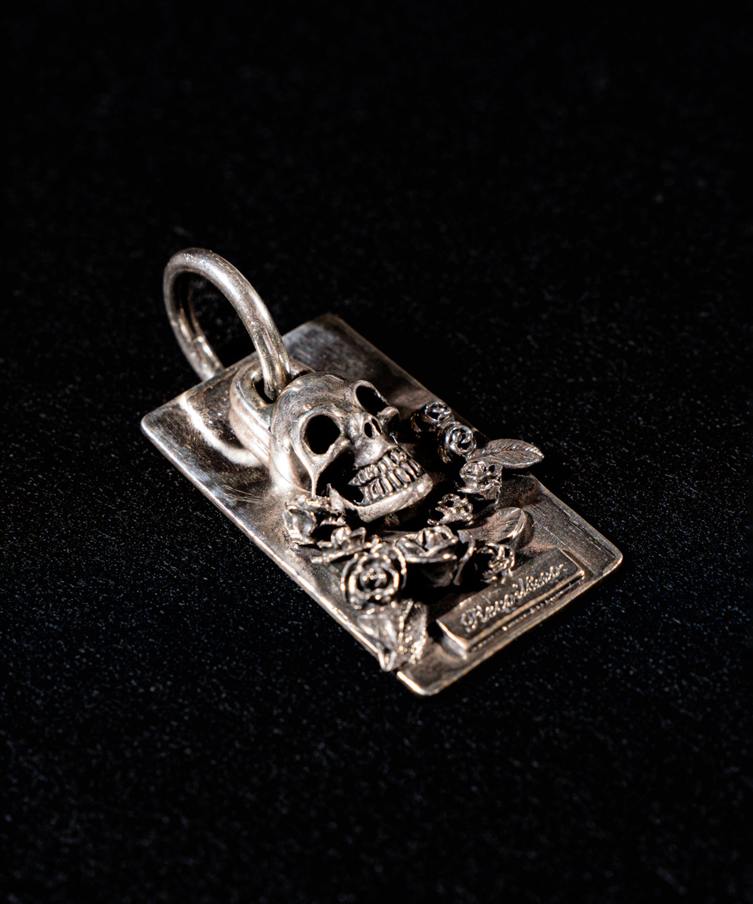 Gaboratory with Recoil&Co.(ガボラトリー × リコイルアンドコー)Single Skull with Rose Dogtag