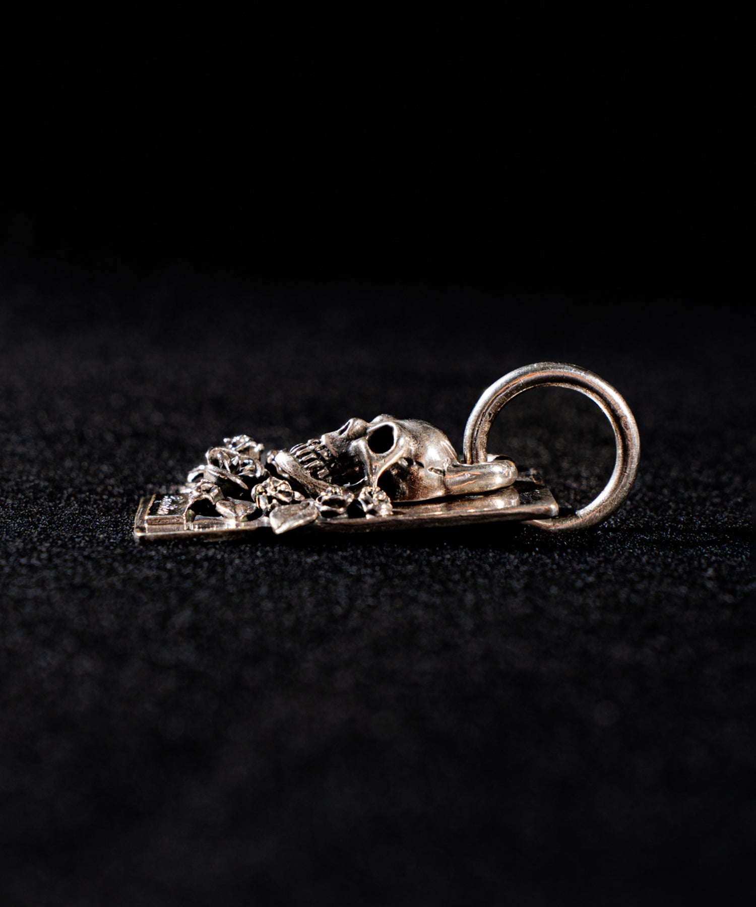 Gaboratory with Recoil&Co.(ガボラトリー × リコイルアンドコー)Single Skull with Rose Dogtag