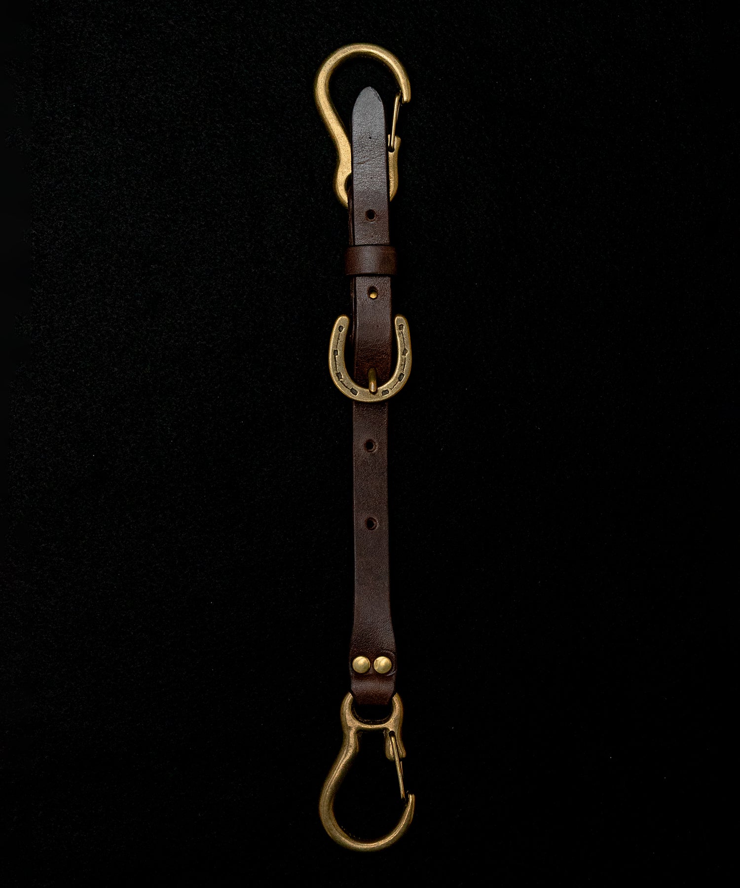 【RACHELdePARIS】ゴールデンセーブルレザーストリングス付スヌード美品 ZOOL LEATHER（ズールレザー）Multi Function Leather Keyholder