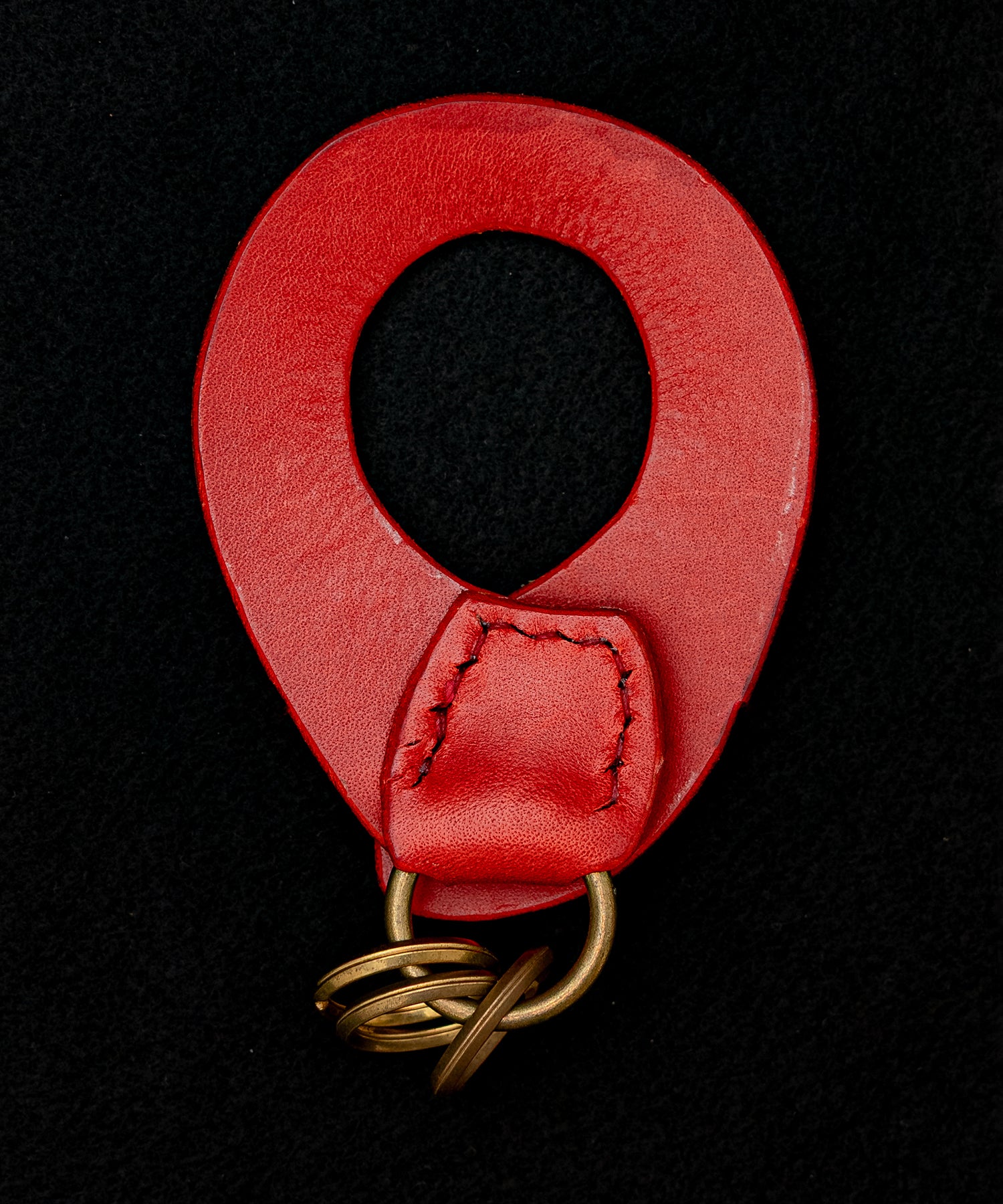 ZOOL LEATHER(ズールレザー)Oval Leathet Keyholder