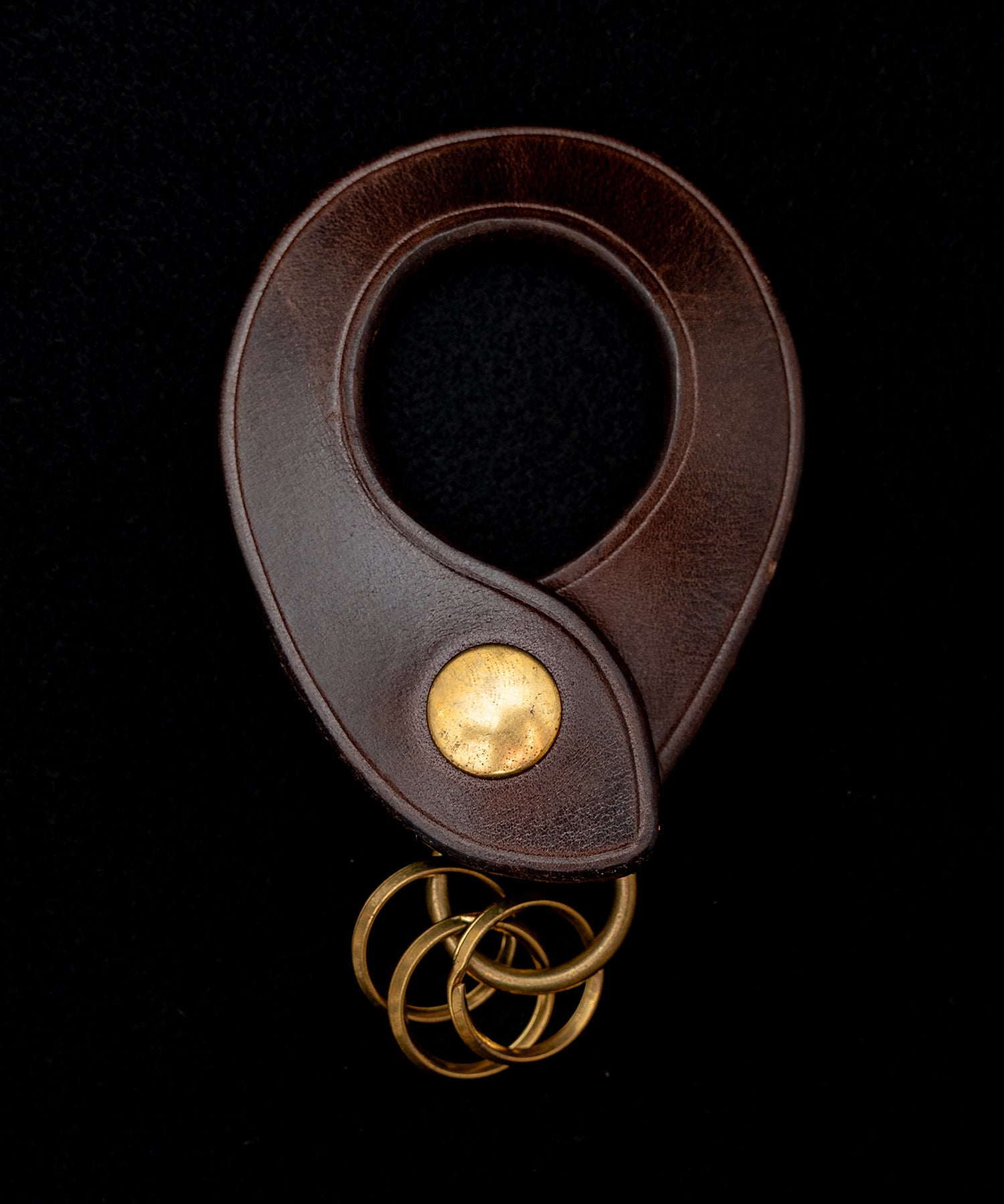 ZOOL LEATHER(ズールレザー)Oval Leathet Keyholder