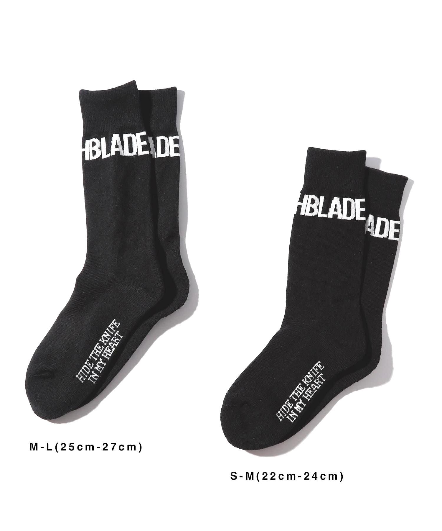 SWITCHBLADE （スイッチブレード） CLASSIC CREW SOCKS / BLACK
