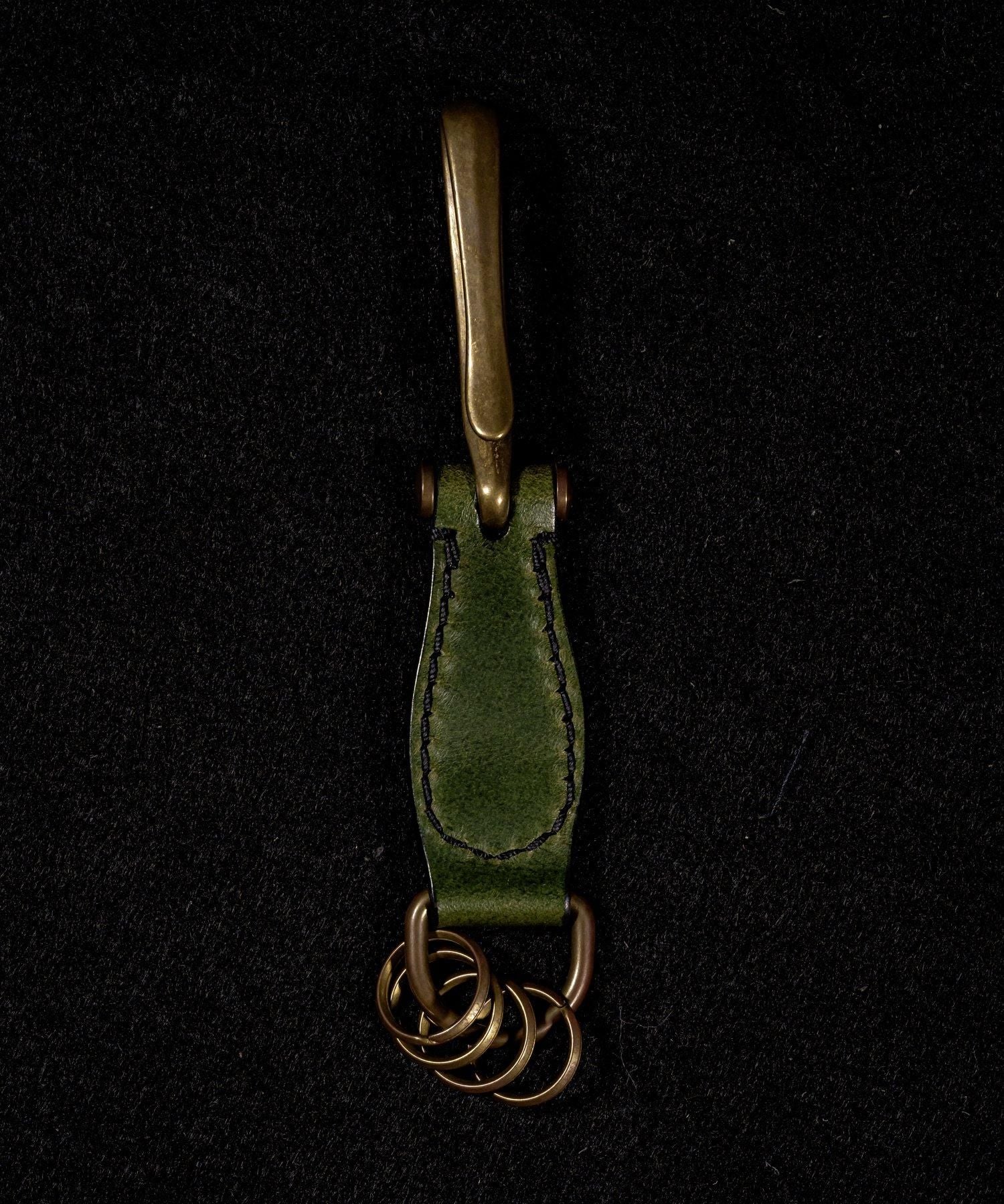 ZOOL LEATHER（ズールレザー）ZL standard Key Fob【BROWN】
