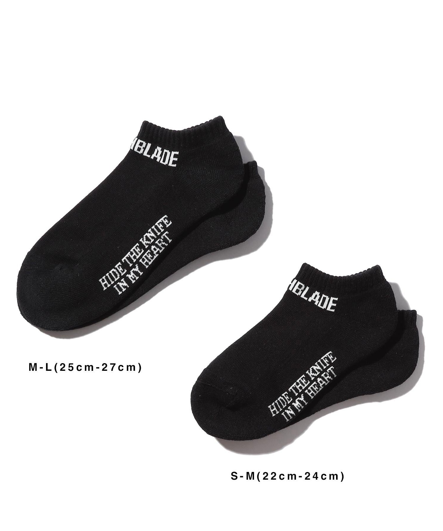 SWITCHBLADE （スイッチブレード） CLASSIC ANKLE SOCKS / BLACK