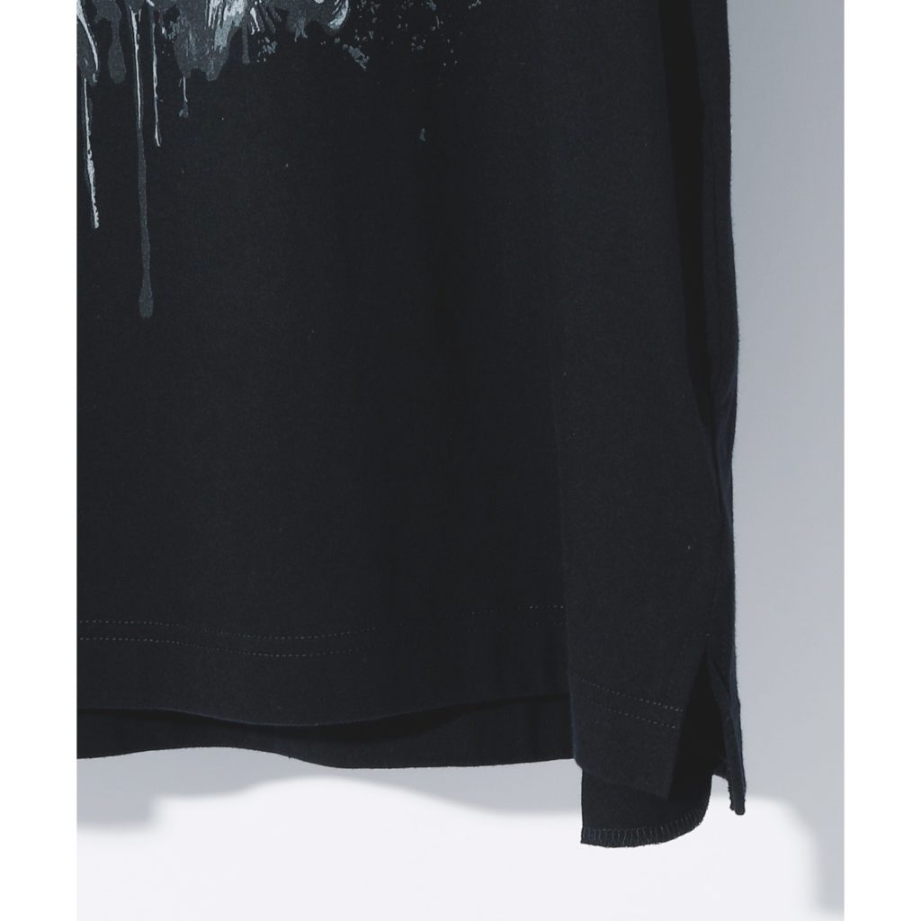 SWITCHBLADE （スイッチブレード） DARK LILIES GRAPHIC TEE w/POCKETS [BLACK]