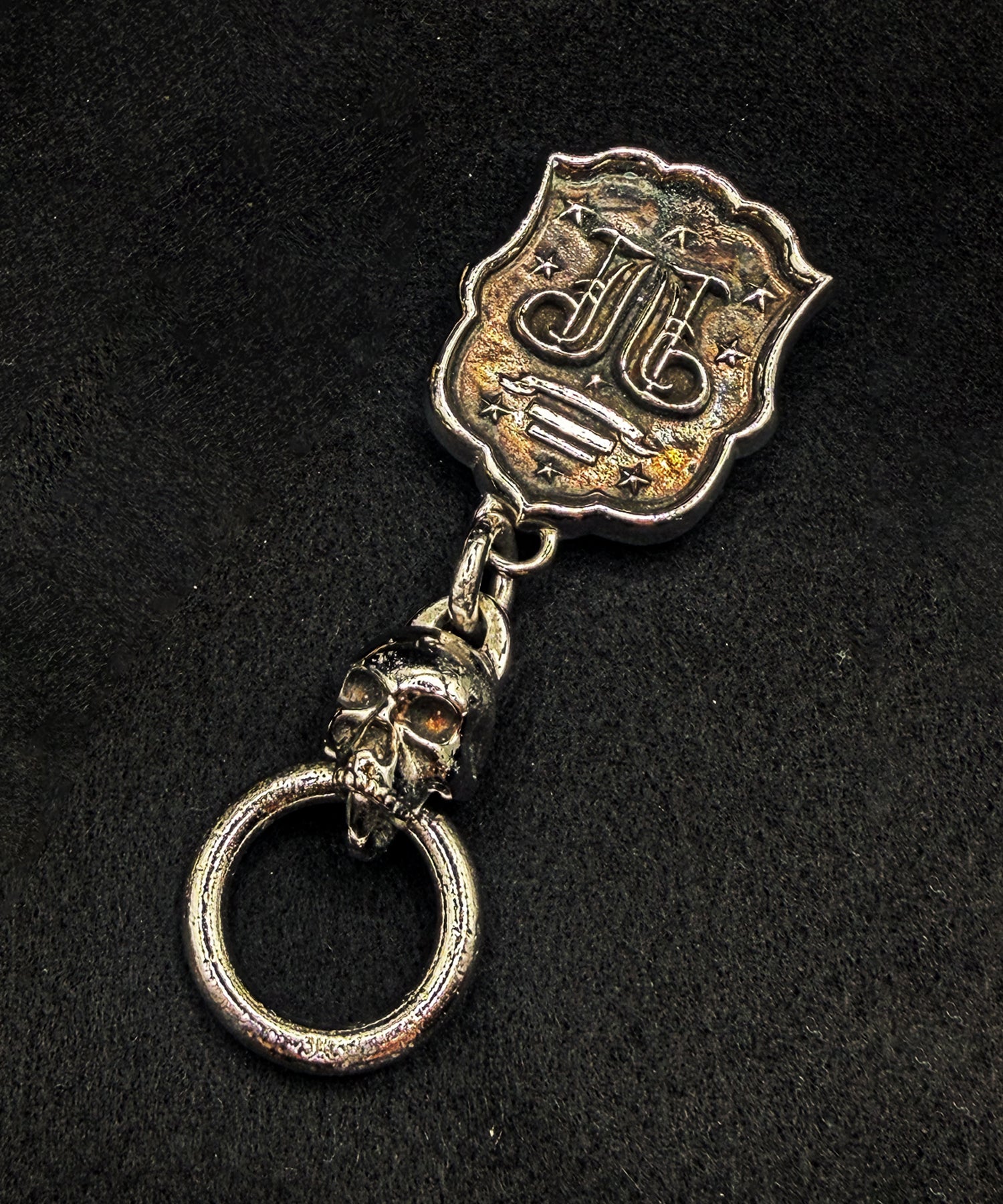 JUNKY JAGUAR（ジャンキージャガー）EMBLEM KEY CHAIN SILVER COATING