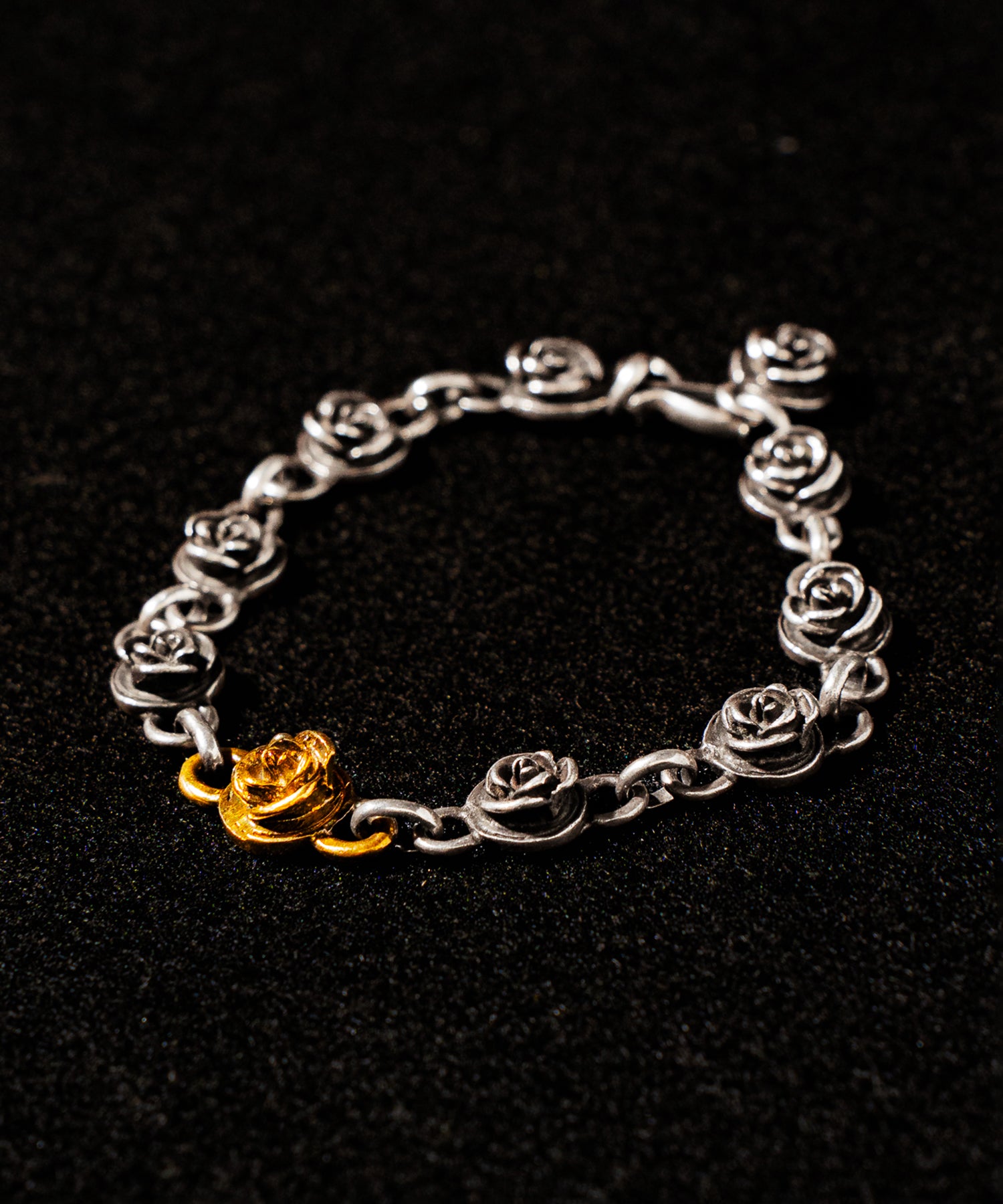 【受注生産】&quot;Recoil&quot;&amp;co. （リコイルアンドコー）TINY ROSE BRACELET 1BALL 18Kver.