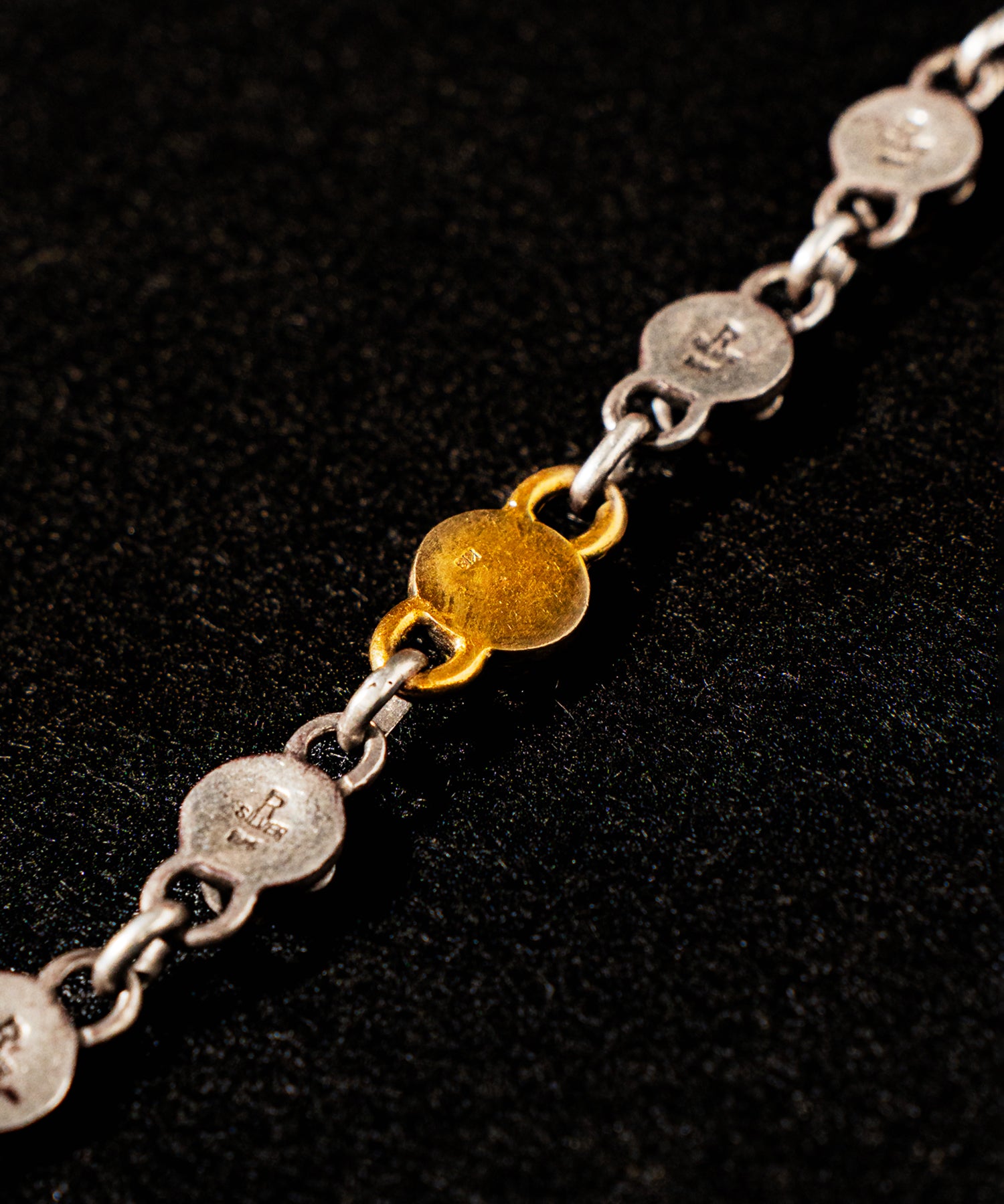 【受注生産】&quot;Recoil&quot;&amp;co. （リコイルアンドコー）TINY ROSE BRACELET 1BALL 18Kver.